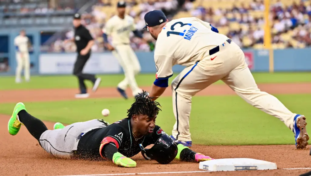 Geraldo Perdomo of the Arizona Diamondbacks moved to third base...