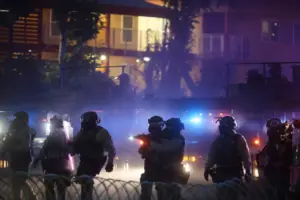 Paramount man sentenced to 10 months for throwing cinder-block pieces at federal agents during protest