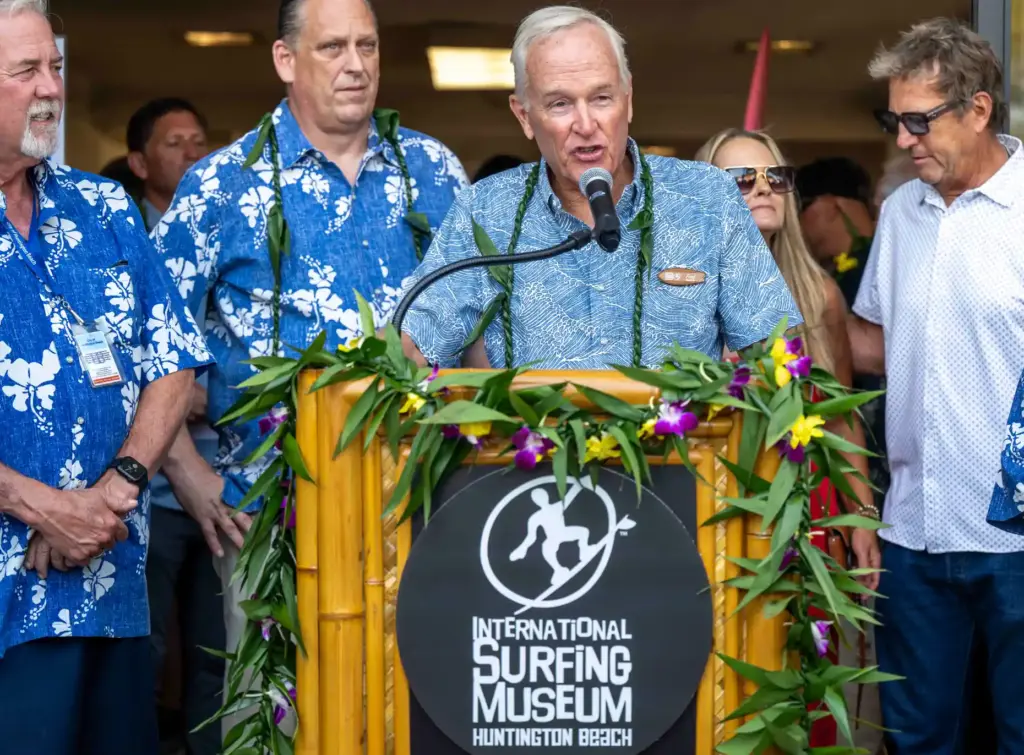 Fred Wilson, Chairman of the International Surfing Museum in Huntington...