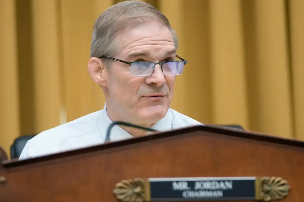 Rep. Jim Jordan, R-Ohio, speaks before the House Judiciary Committee.
