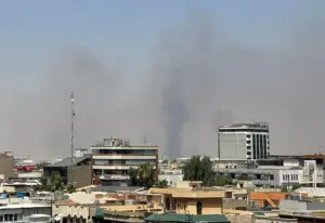 Explosions are heard near a US base in northern Iraq as US-Iran fighting escalates