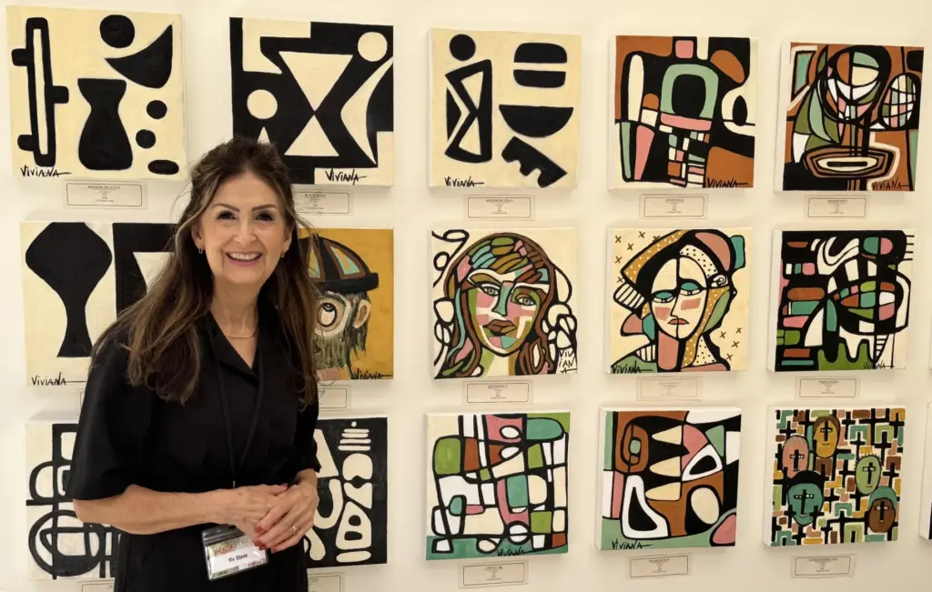 Laguna Woods Village artist Viviana Stone features whimsical and abstract...