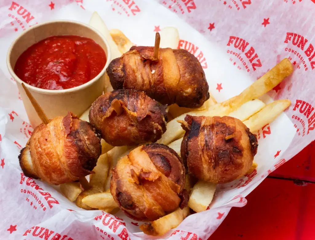 Pizza Bacon Bomb from Bacon Nation at the San Diego...