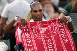 Wimbledon: Serena Williams out of doubles match with sister Venus