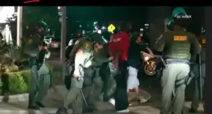 Dozens arrested, fireworks thrown at police in chaotic July 4th in Newport Beach, reports say