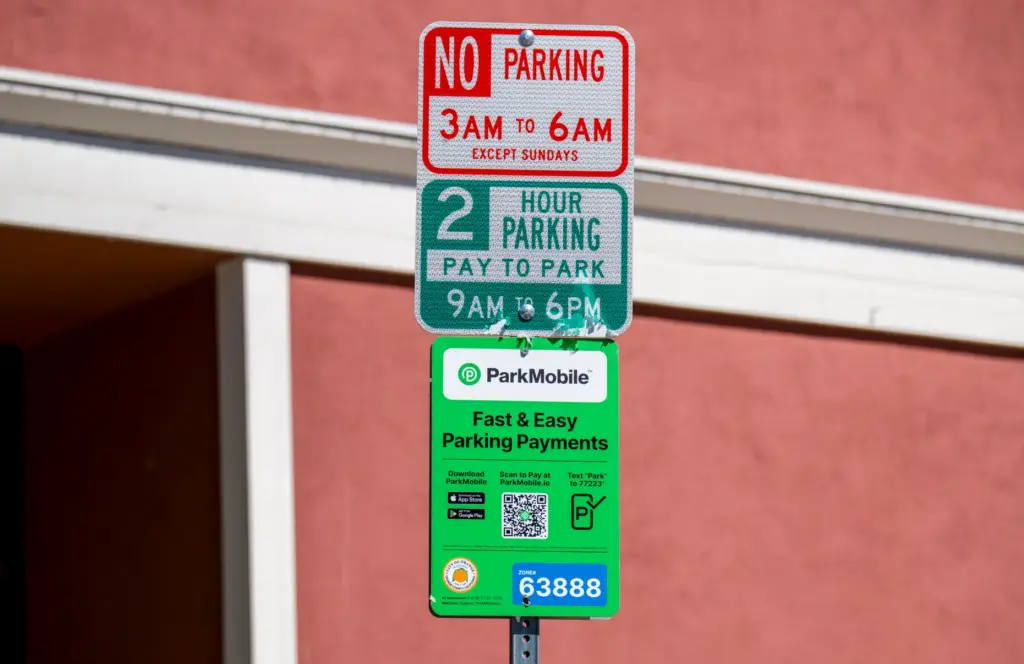 Street signs in Old Towne Orange on Wednesday, July 8,...
