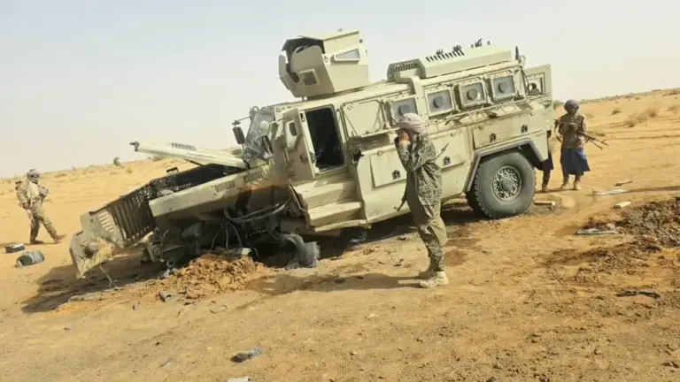 The aftermath of an attack in northern Mali.