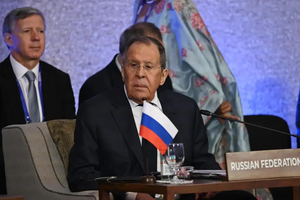 Russia's Foreign Minister Sergey Lavrov attends the ASEAN Regional Forum.