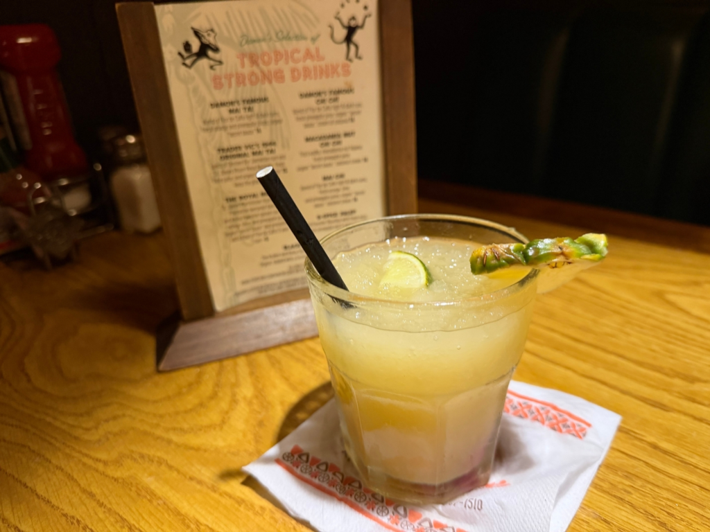 A signature mai tai is seen at Damonâs in Glendale,...