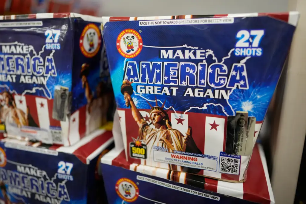 Make America Great Again fireworks by Winda are for sale...