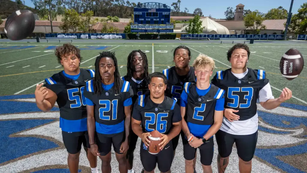 Santa Margarita Catholic High School standouts Aaron Klatt, Caâron Williams,...