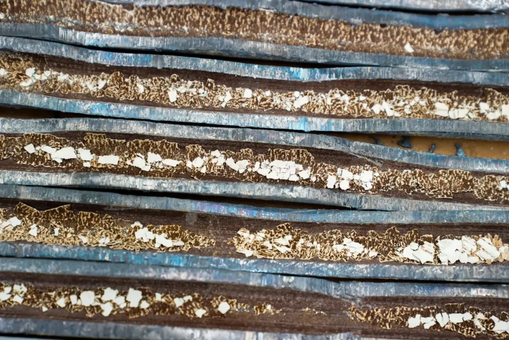 FILE – A sample of lead pipe from Flint, Mich.,...