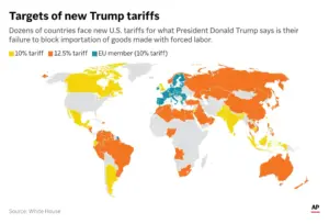 25 states sue over Trump administration’s latest tariffs, citing Supreme Court ruling