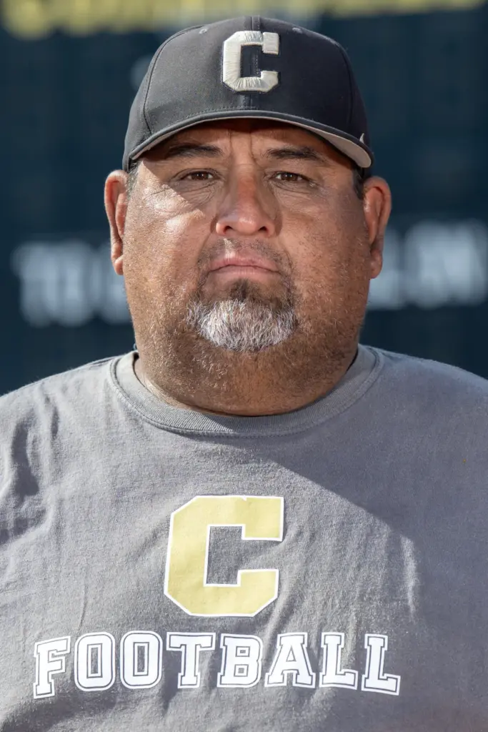 Canyon High School head football coach Vinnie Lopez in Anaheim...