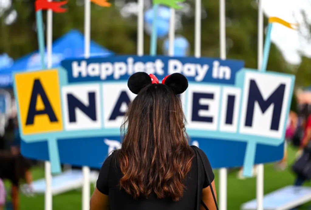 Disneyâs âHappiest Day in Anaheimâ at Center Greens Park in...