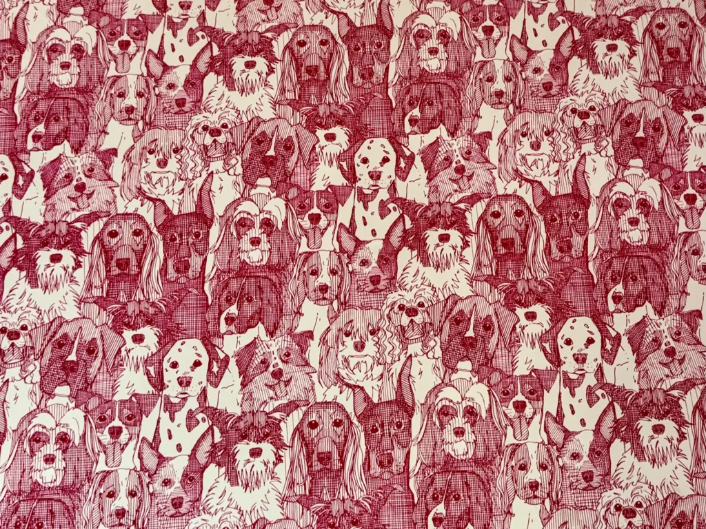 Canine art and wallpaper can be found at Truly Gelato....