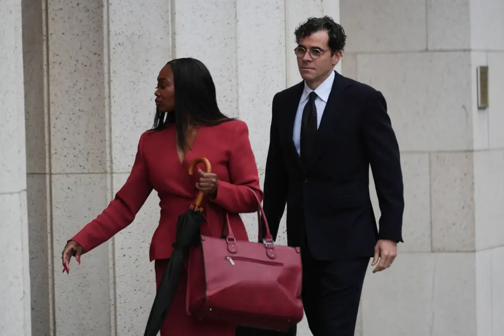 Adam Mosseri, CEO of Instagram, arrives in court to testify.