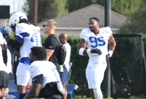Rams’ Myles Garrett returns to practice after missing 4 days with soreness