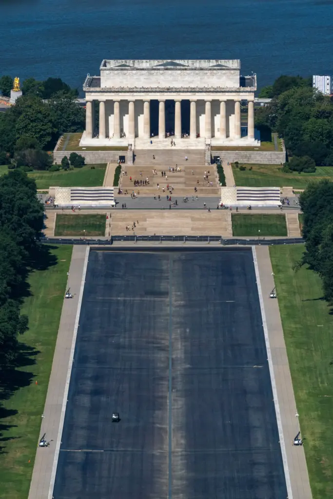 The Lincoln Memorial Reflecting Pool, is shown, Thursday, July 30,...