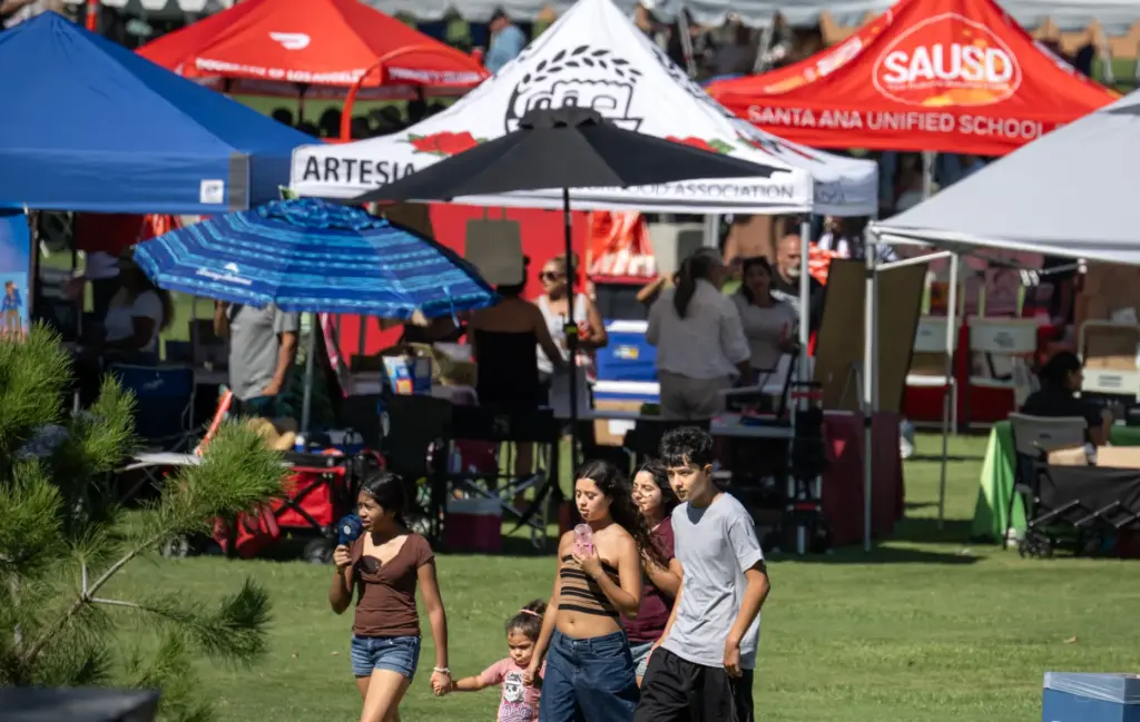 Chicano Heritage Month is celebrated at Centennial Park in Santa...
