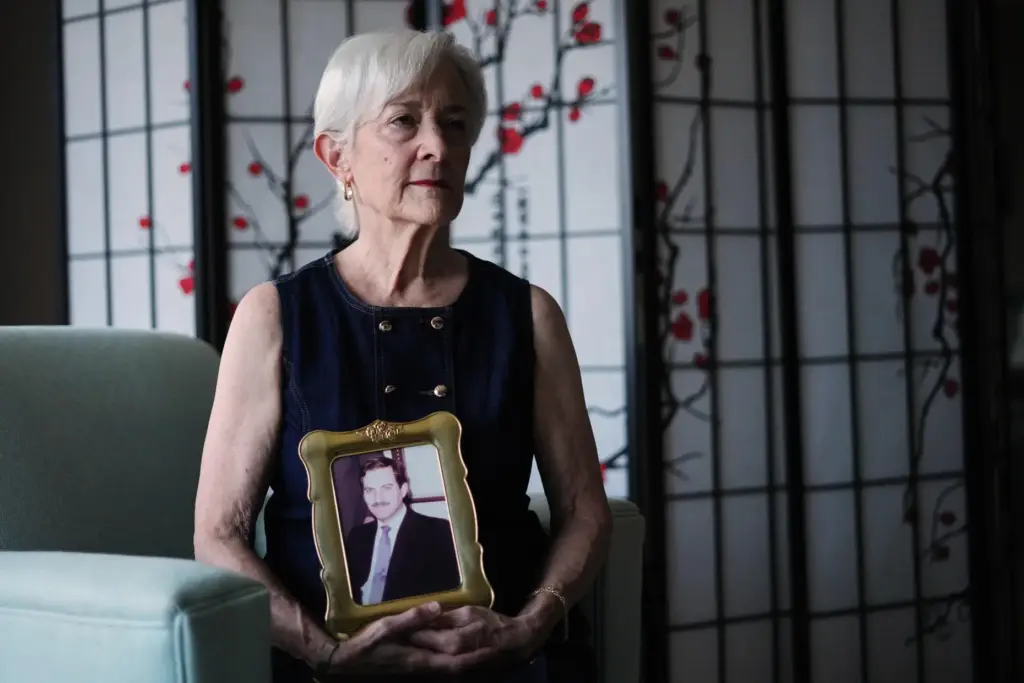 Stephanie Bernstein, whose husband, Michael Stuart Bernstein, was killed in...