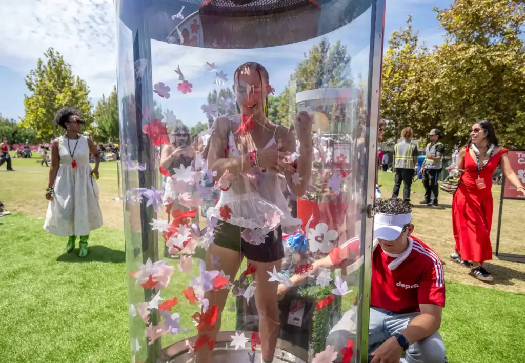 Mia Reamer of San Diego takes a turn in the...