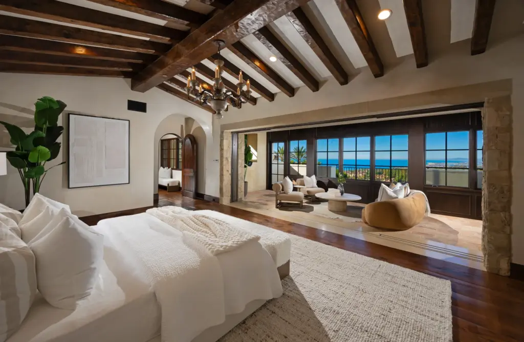 The primary bedroom. (Photo by Jon Encarnacion)