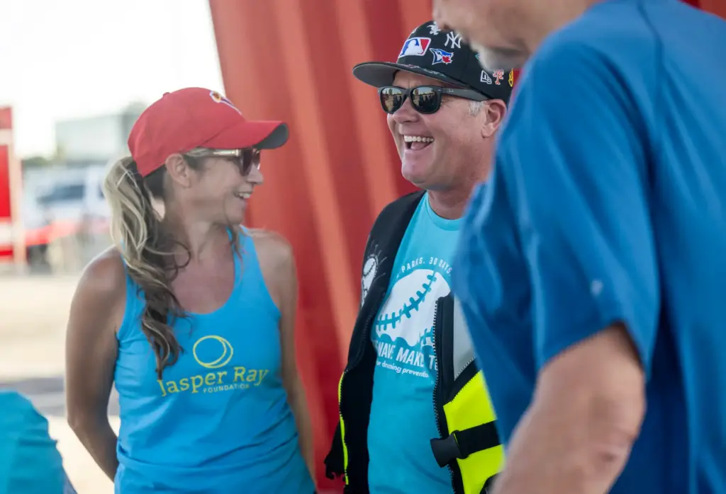 Julie Lopiccolo and Jonathan St. Clair of Orange, who lost...