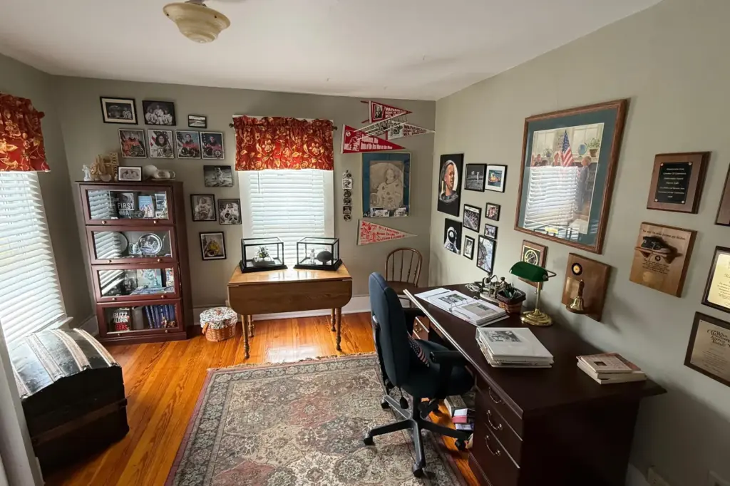The former bedroom of Neil Armstrong is seen Friday, July...