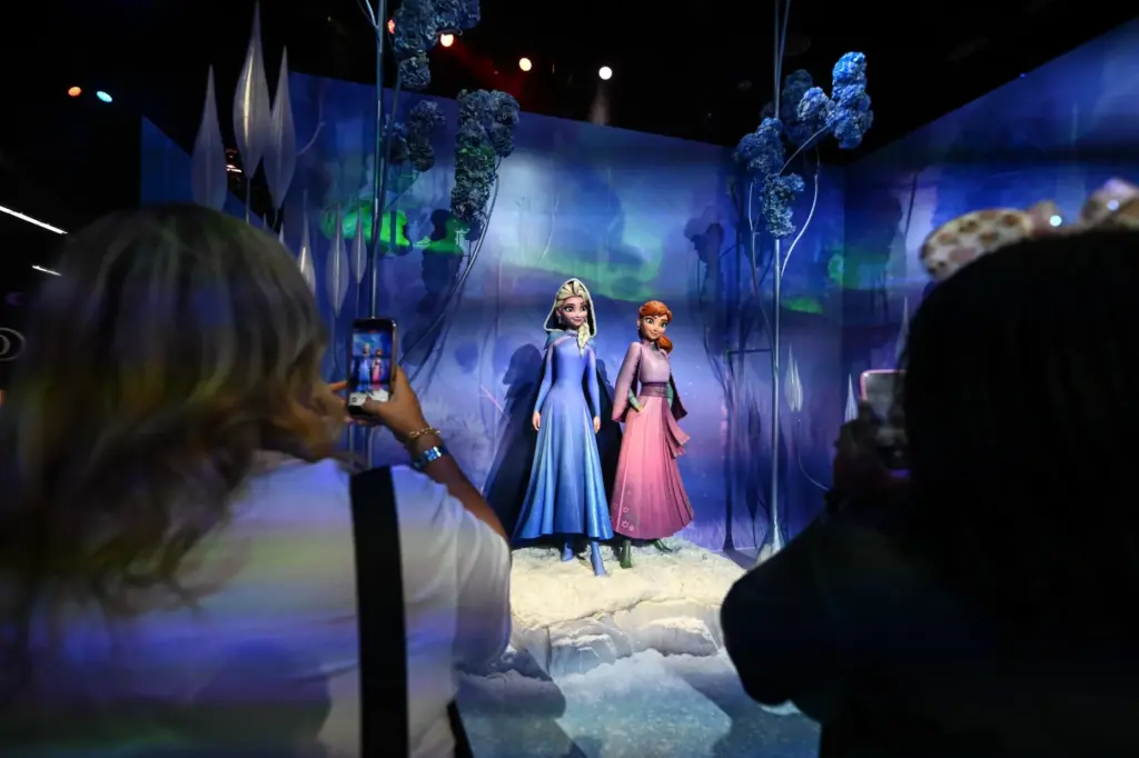 Frozen III display at the Walt Disney Animation Studios Pavilion...