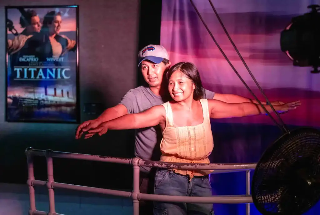 Rudy and Sharon Leynes of Irvine recreate the iconic “Titanic...