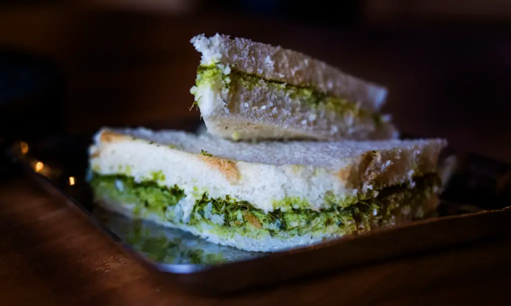 Chaiwale & Co. offers a Chutney Sandwich at the new...