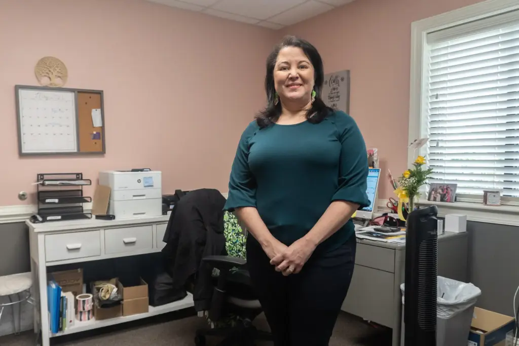 Andrea Blackburn, a citizen of the Lumbee Tribe, is a physician.
