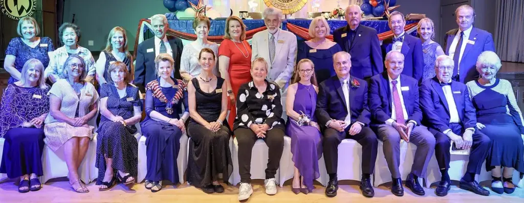 Lifetime members of the Tustin Area Man and Woman of...