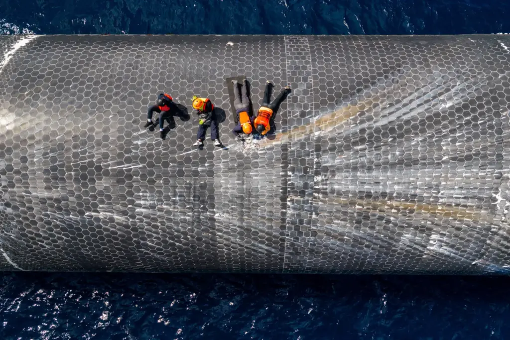 This image provided by SpaceX on Aug. 27, 2026, shows...