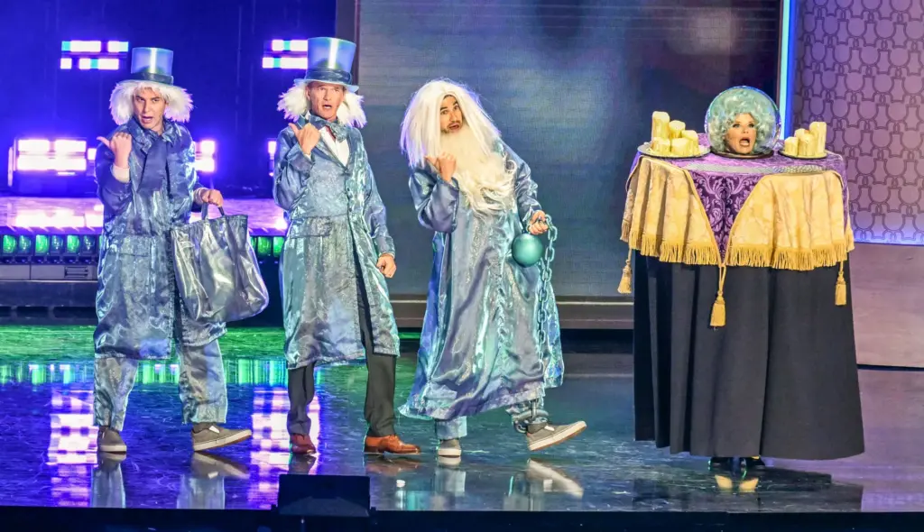 Neal Patrick Harris is a ghost as Megan Hilty is...