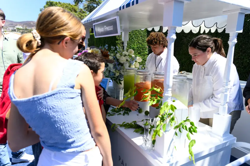 Hundreds attended the grand reopening of the Palisades Village on...