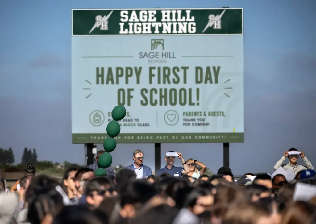 Sage Hill opens the new school year on Monday, August...