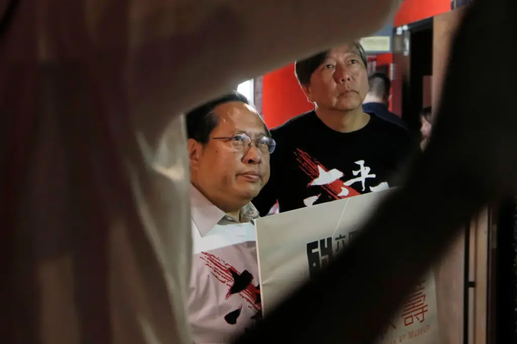 Pro-democracy lawmakers Lee Cheuk-yan and Albert Ho