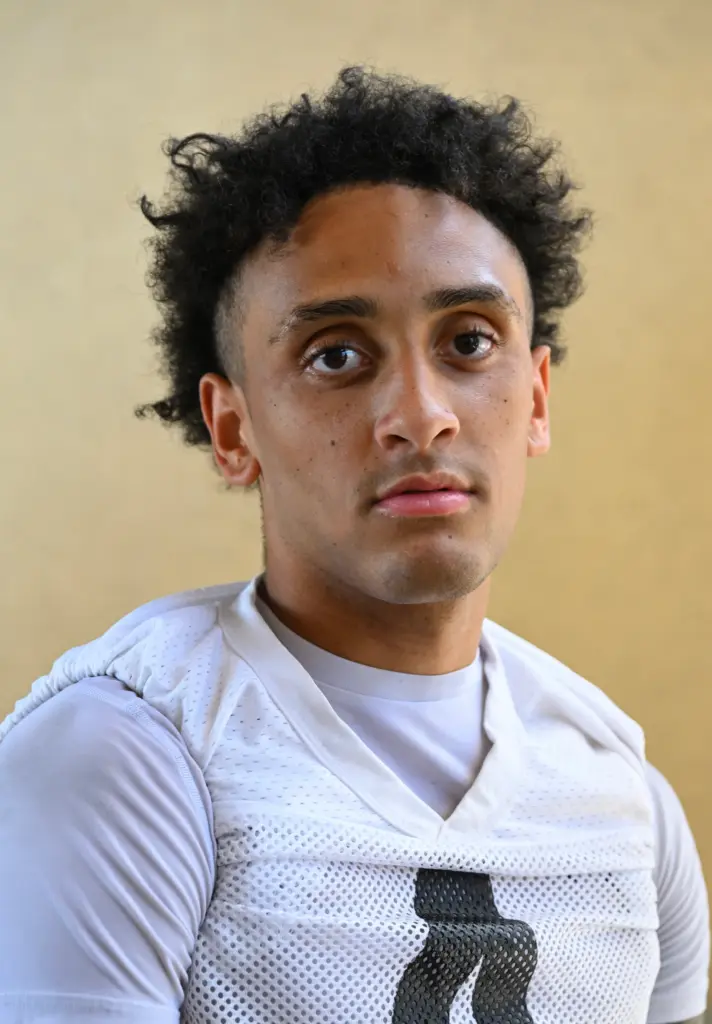 Huntington Beach High School football player Gianni Cash in Huntington...