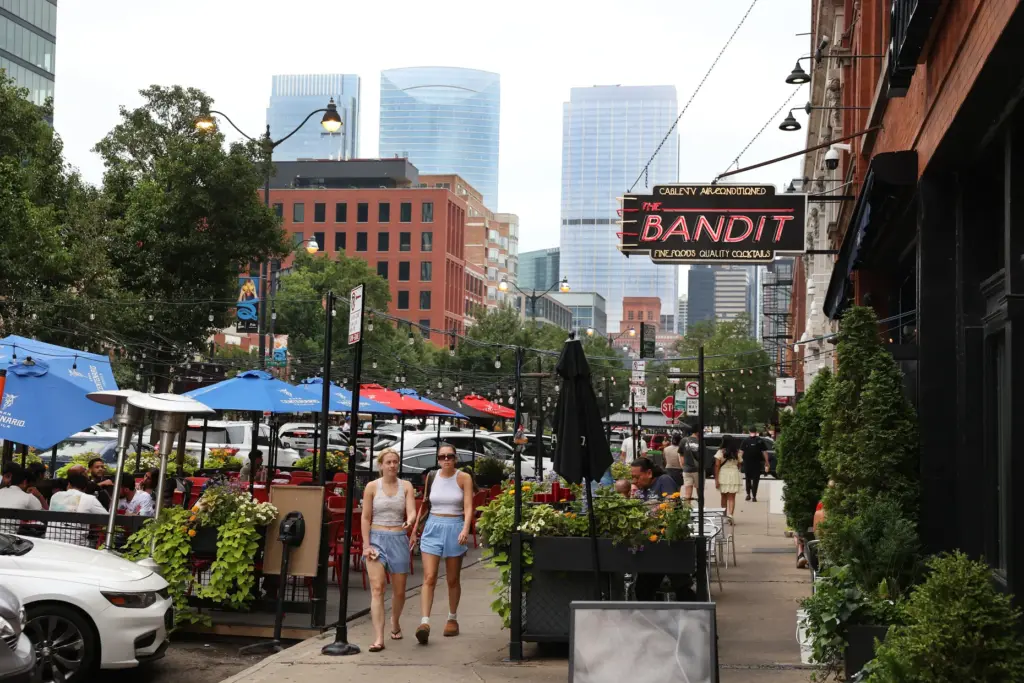 The Bandit, on Randolph Street at Green Street in Chicagoâs Fulton Market neighborhood