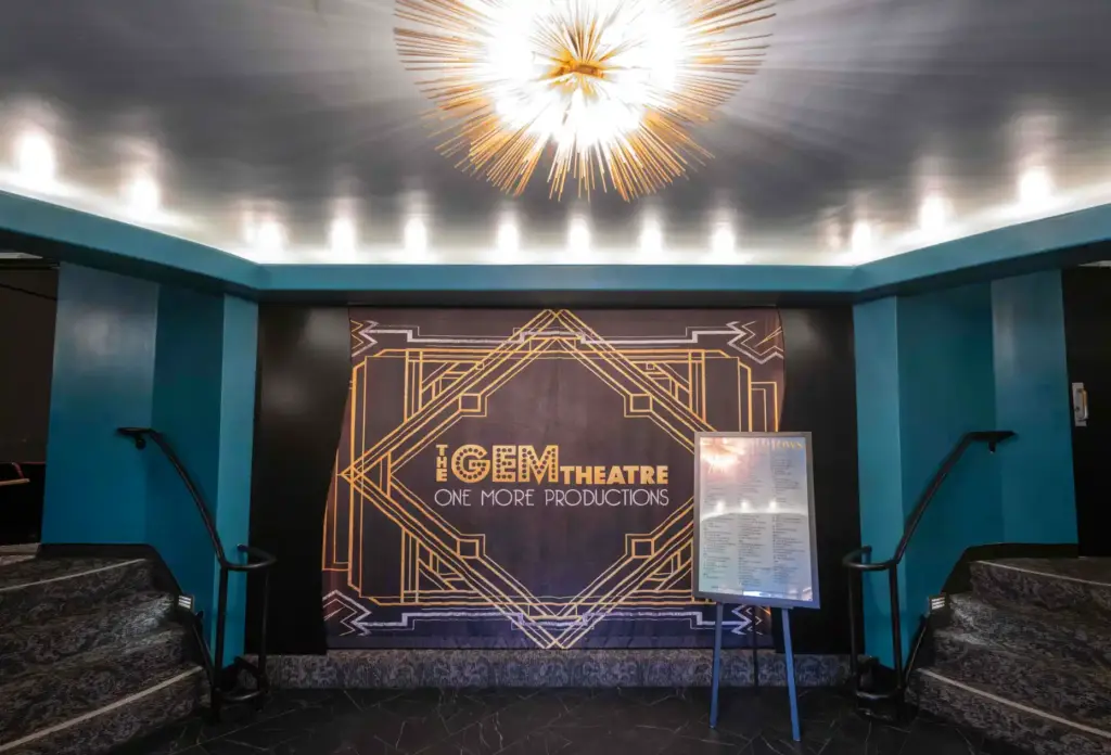 The entry room of the Gem Theater in Garden Grove,...
