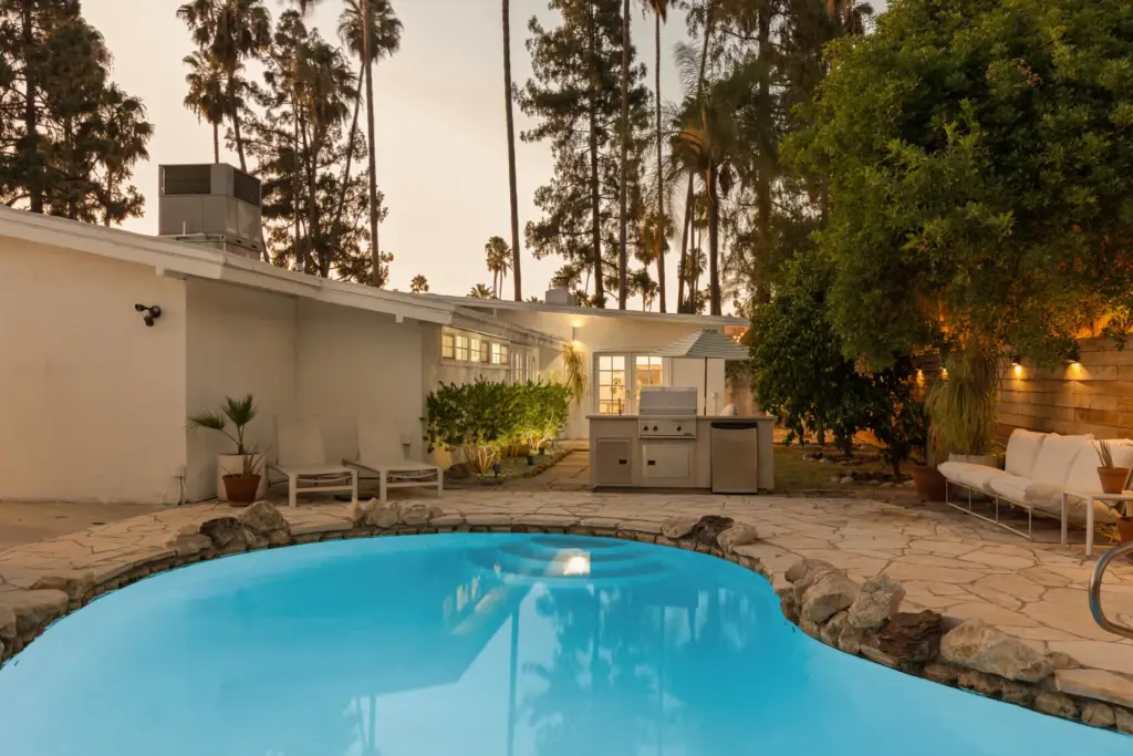 A view of the backyard. (Photo by Carothers Photo)