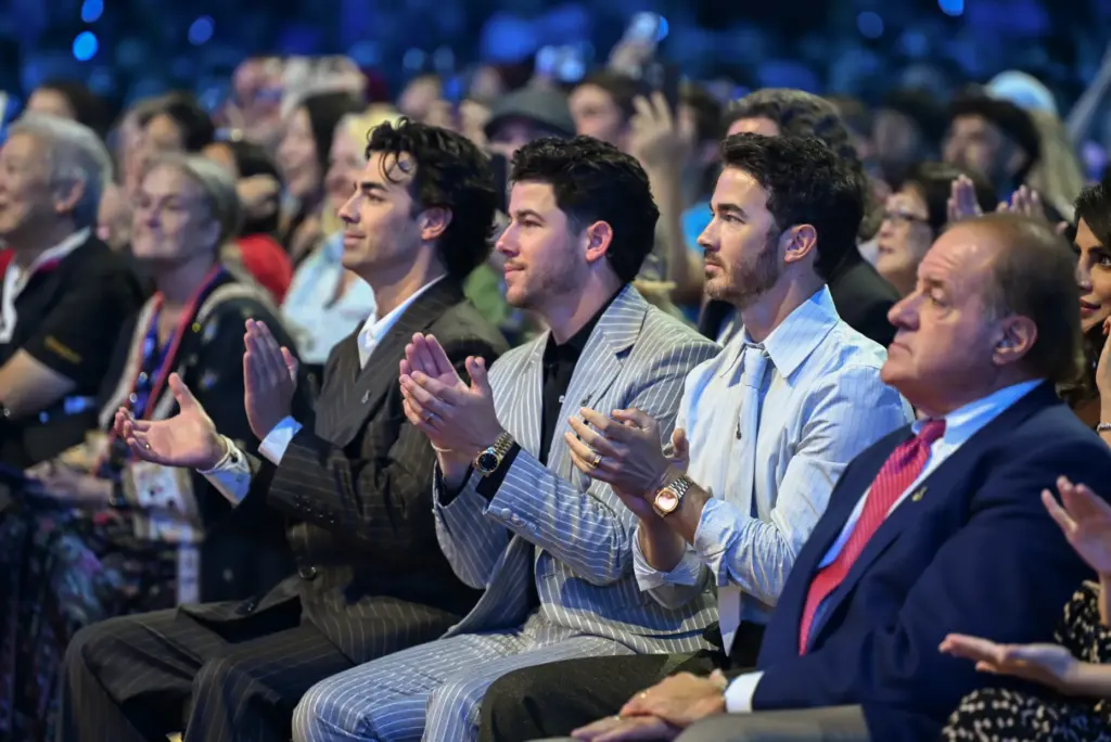 Joe Jonas, Nick Jonas and Kevin Jonas at the 2026...