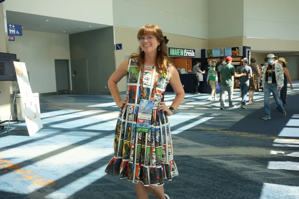 Fans arrived to the Convention Center wearing costumes and science...