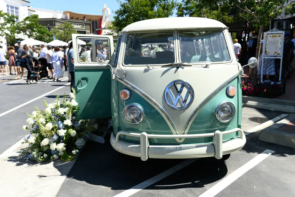Hundreds attended the grand reopening of the Palisades Village on...