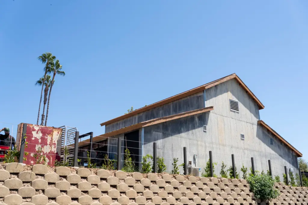The Oyharzabal Barn is a new addition to the premises...