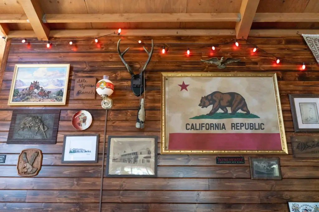 Western character adorns the walls inside the new Oyharzabal Barn...