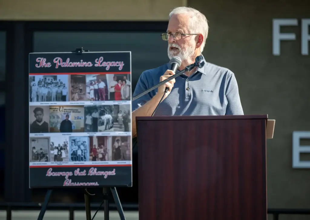 Bob Harden, Garden Grove Board of Eduction President, speaks about...