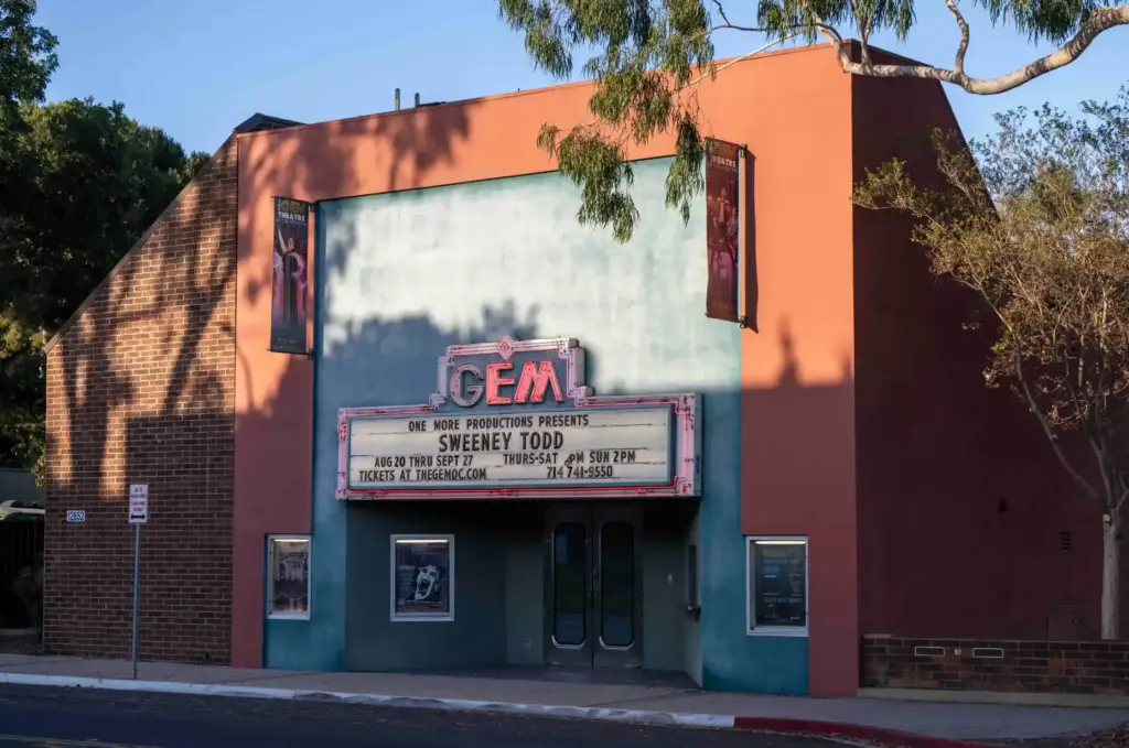 The Gem Theater in Garden Grove, which began over a...